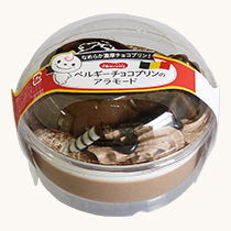 ベルギーチョコプリンのアラモード パッケージ