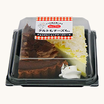 チョコタルト＆レアチーズケーキ　パッケージ