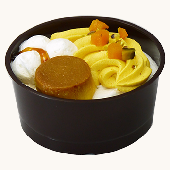 秋のかぼちゃパフェ