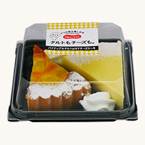 パイナップルタルト＆ＮＹチーズケーキ　パッケージ